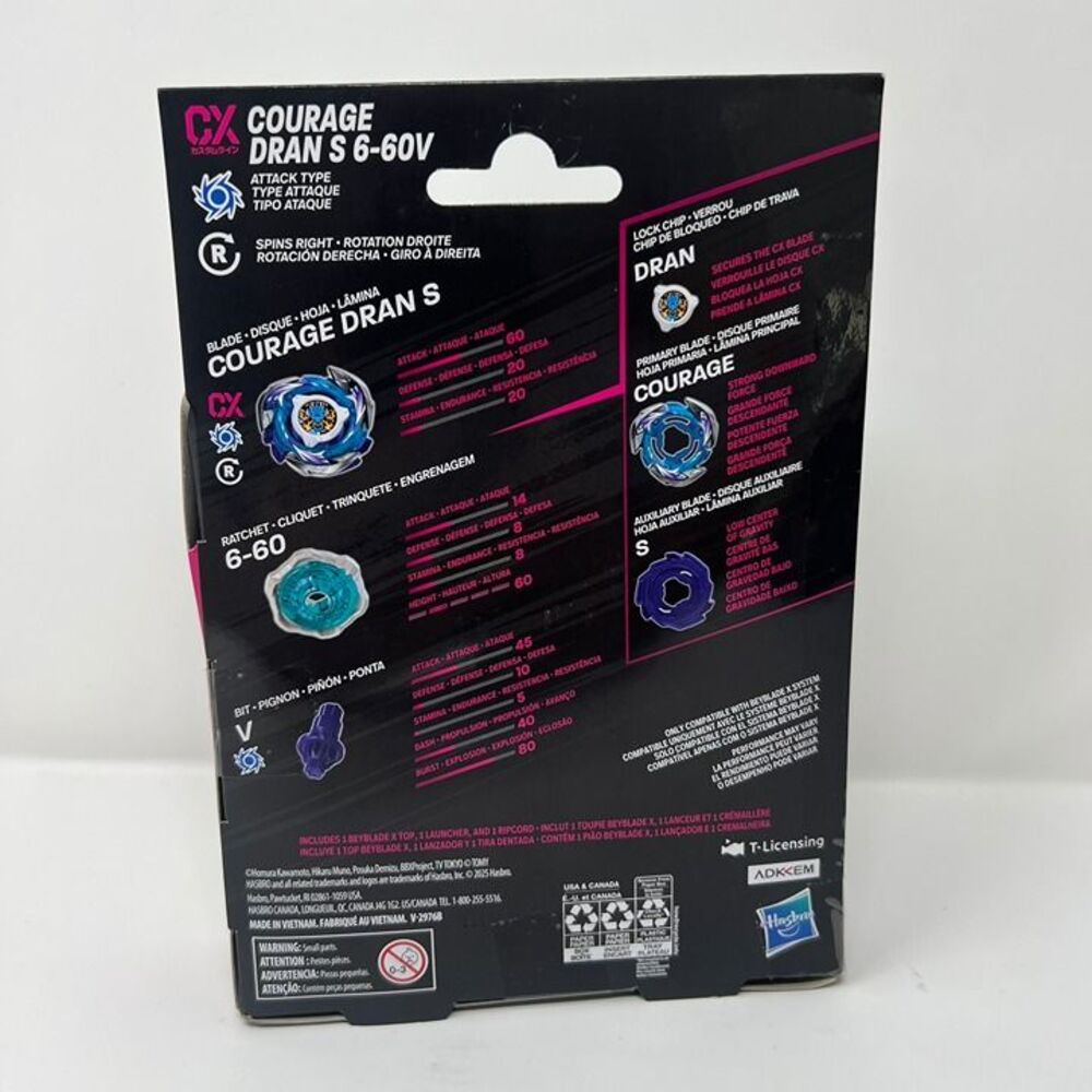 Hasbro Beyblade X - CX Courage Dran 5-60V - Picture 2 of 2